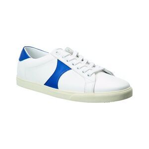 Celine Triomphe Leather Sneaker, White